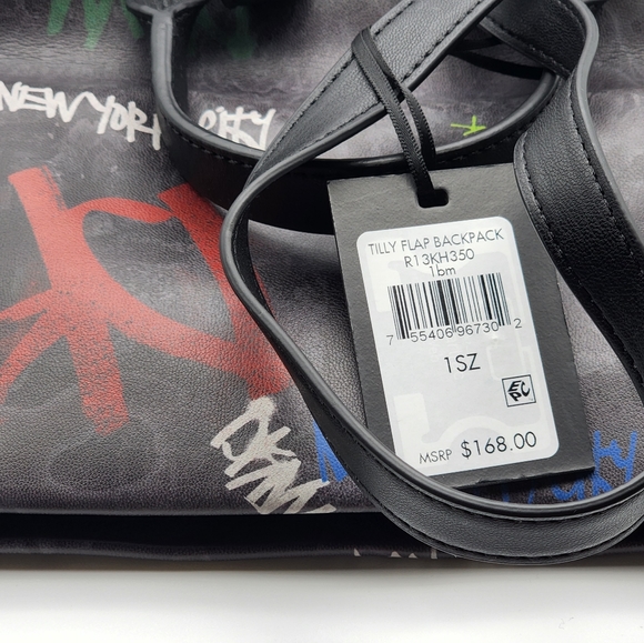 DKNY Tilly Flap Backpack NWT - Picture 5 of 6